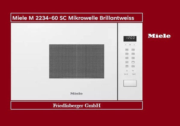 Miele M 2234-60 SC Mikrowelle Brillantweiss