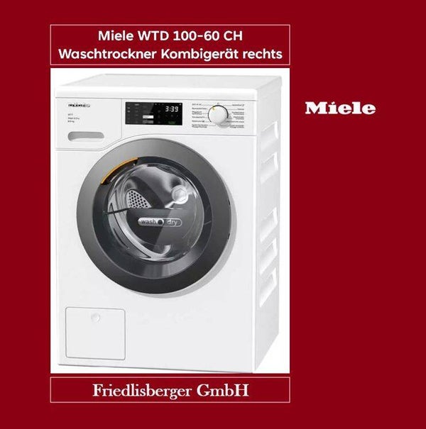 Miele WTD 100-60 CH Waschtrockner Kombigerät rechts