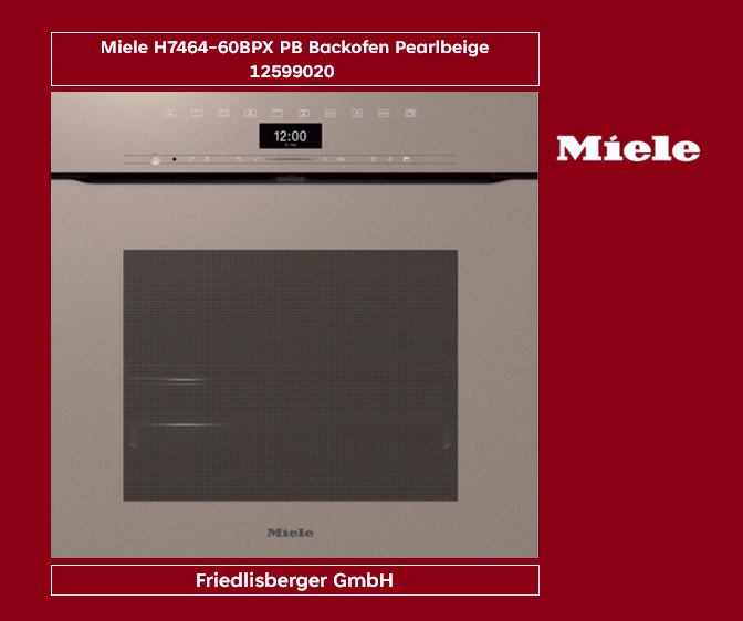 Miele H7464-60BPX PB Backofen Pearlbeige 12599020
