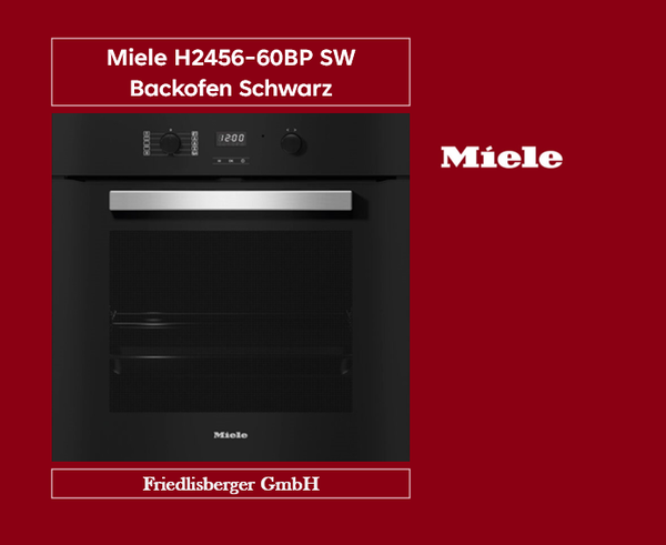 Miele H2456-60BP SW Backofen Schwarz