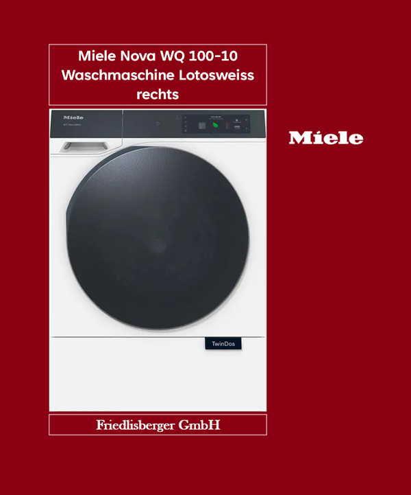 Miele Nova WQ 100-10 Waschmaschine Lotosweiss rechts