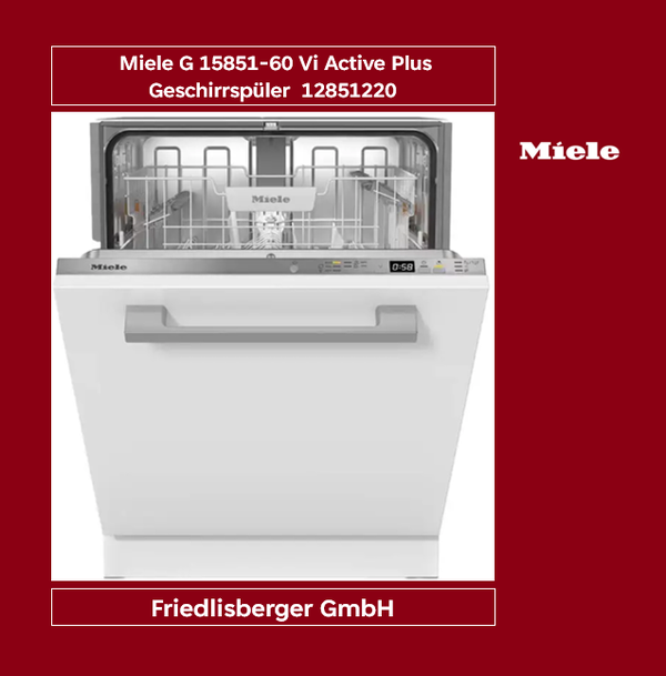 Miele G 15851-60 Vi Active Plus Geschirrspüler  12851220