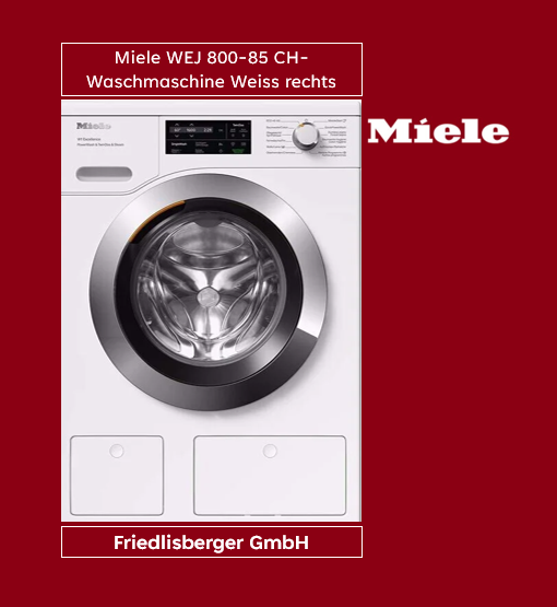 Miele WEJ 800-85 CH Waschmaschine Weiss rechts