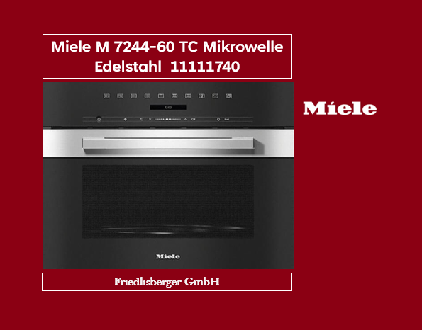 Miele M 7244-60 TC Mikrowelle Edelstahl  11111740