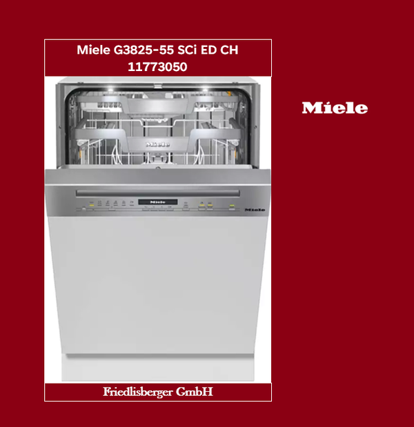 Miele G 3825-55 SCi ED Geschirrspüler Edelstahl