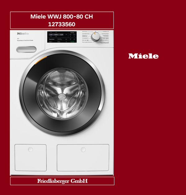 Miele WWJ 800-80 CH Waschmaschine