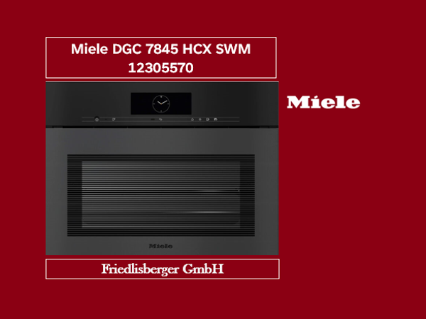 Miele DGC7845HCX SWM Kombi-Steamer/Backofen Schwarz