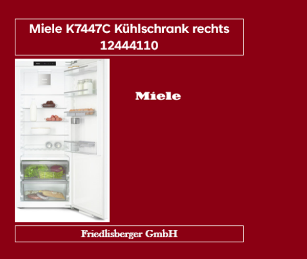 Miele K7447C Kühlschrank rechts
