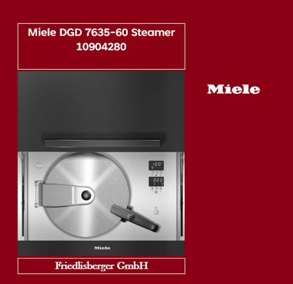 Miele DGD 7635-60 Steamer Obsidianschwarz