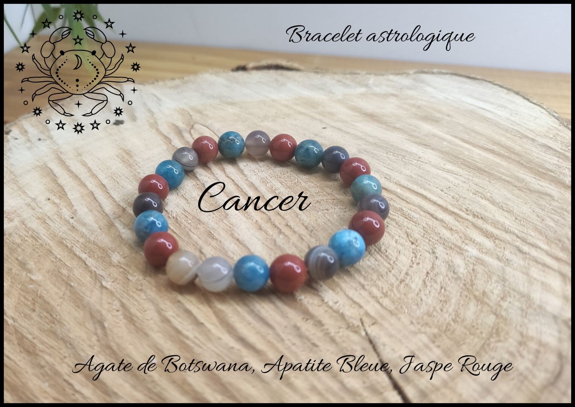 Bracelet astrologique Cancer