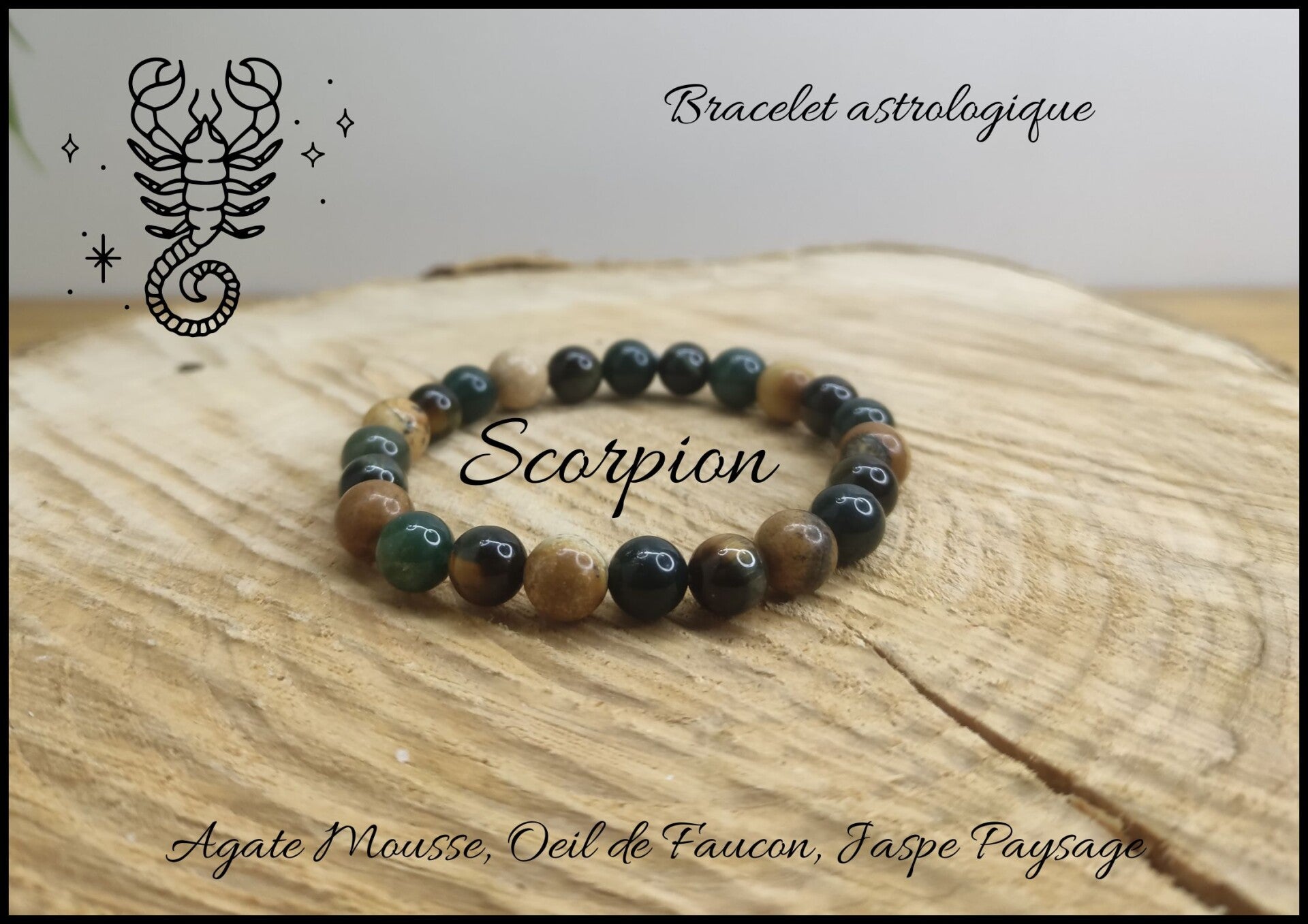 Bracelet astrologique Scorpion