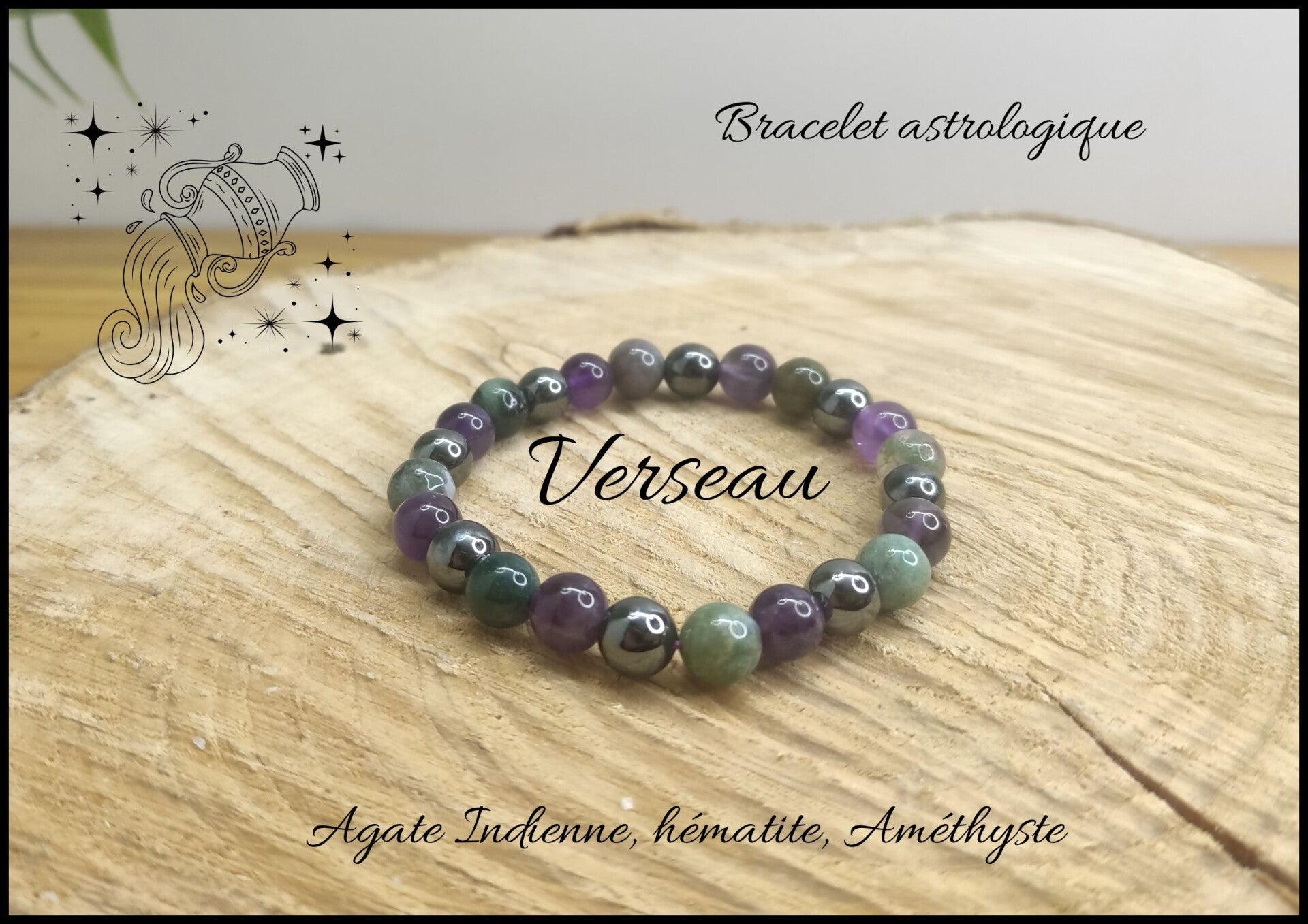 Bracelet astrologique Verseau
