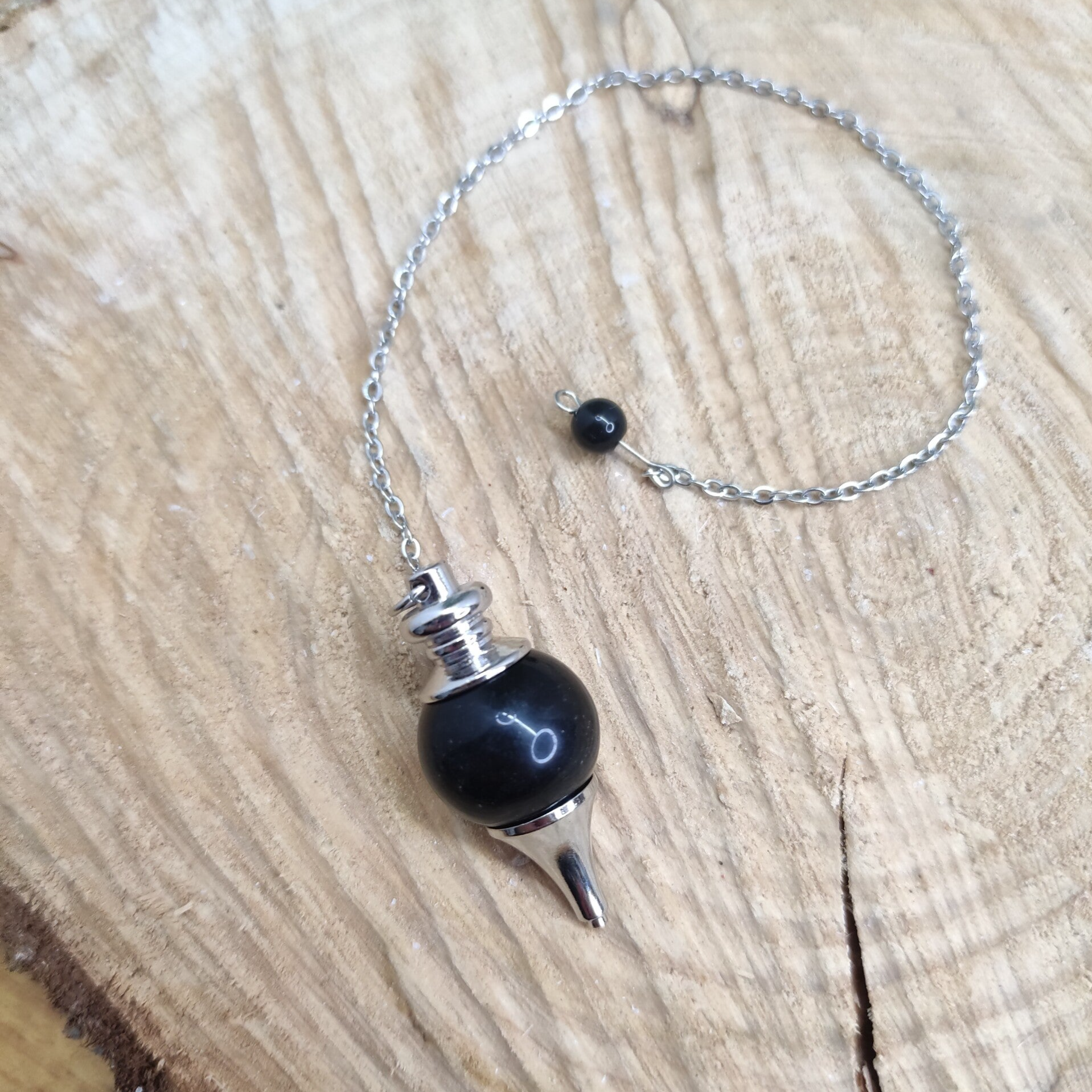 Pendule séphoroton Obsidienne