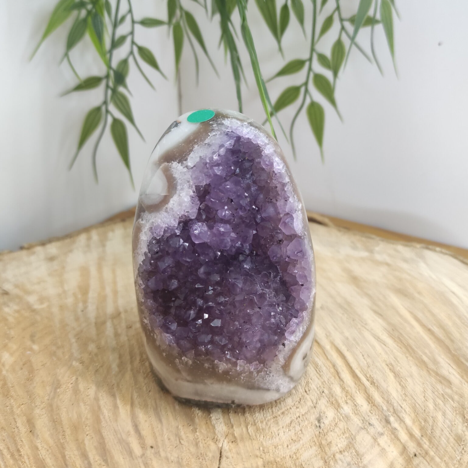Géode d'Améthyste bord poli AA modèle 4