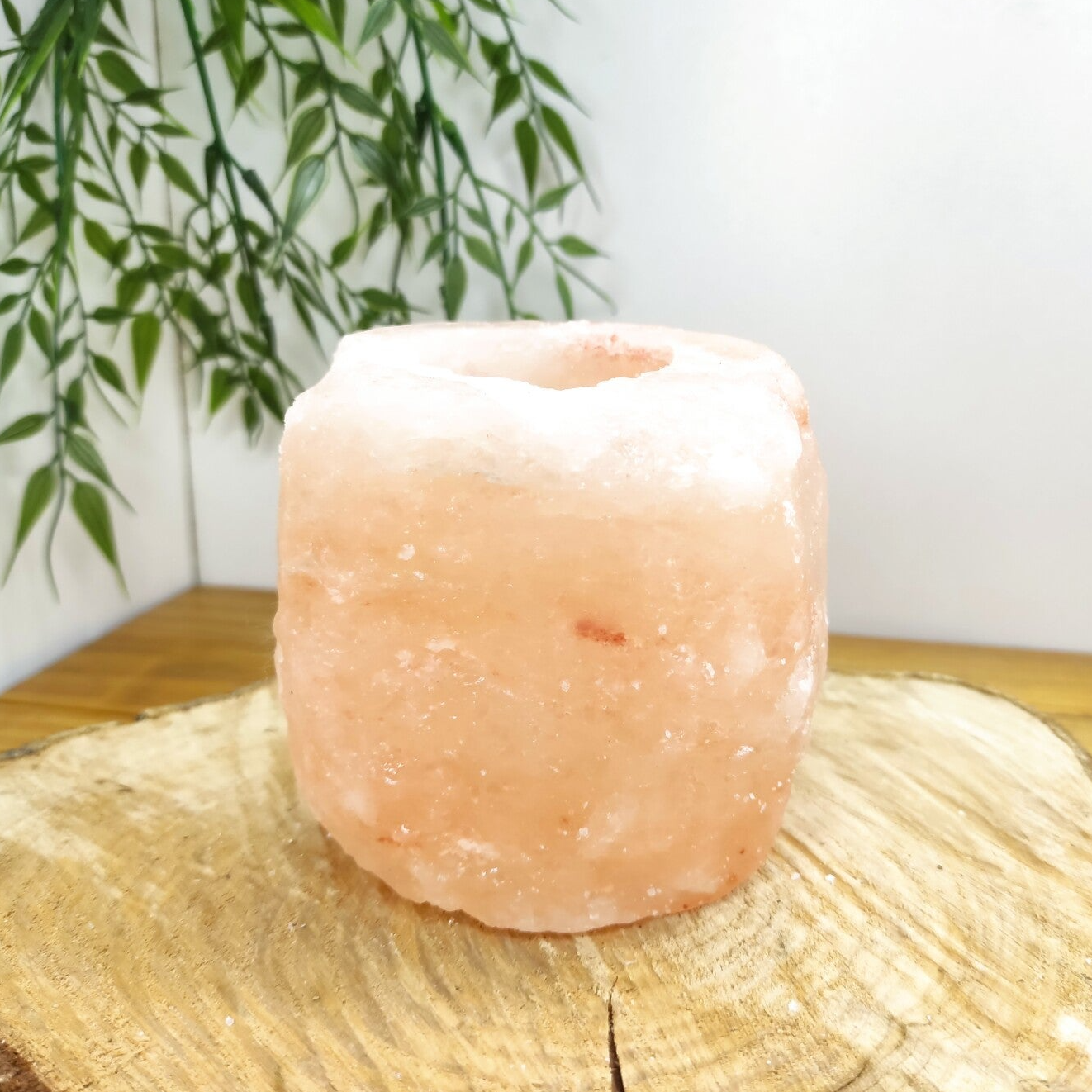 Bougeoir en Cristaux de Sel