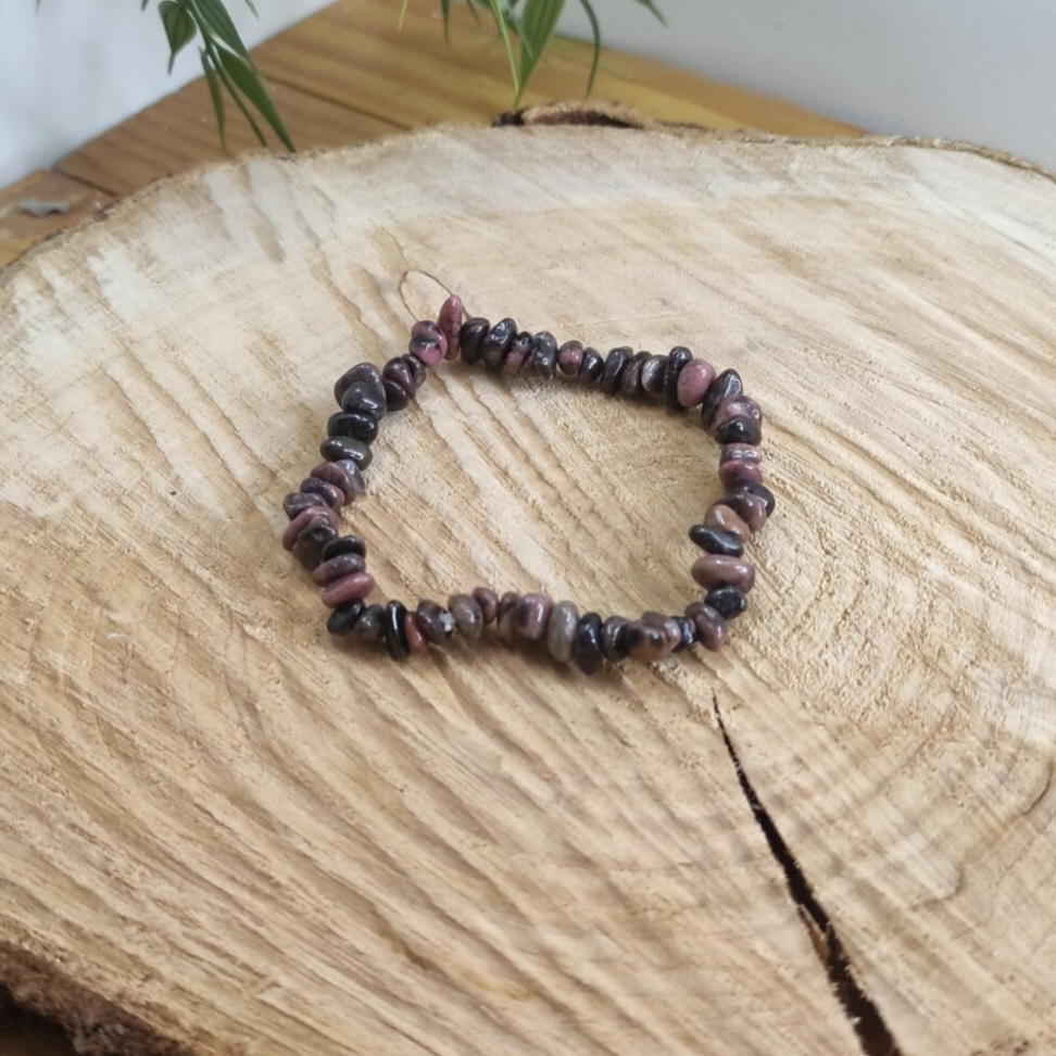 Bracelet baroque Rhodonite