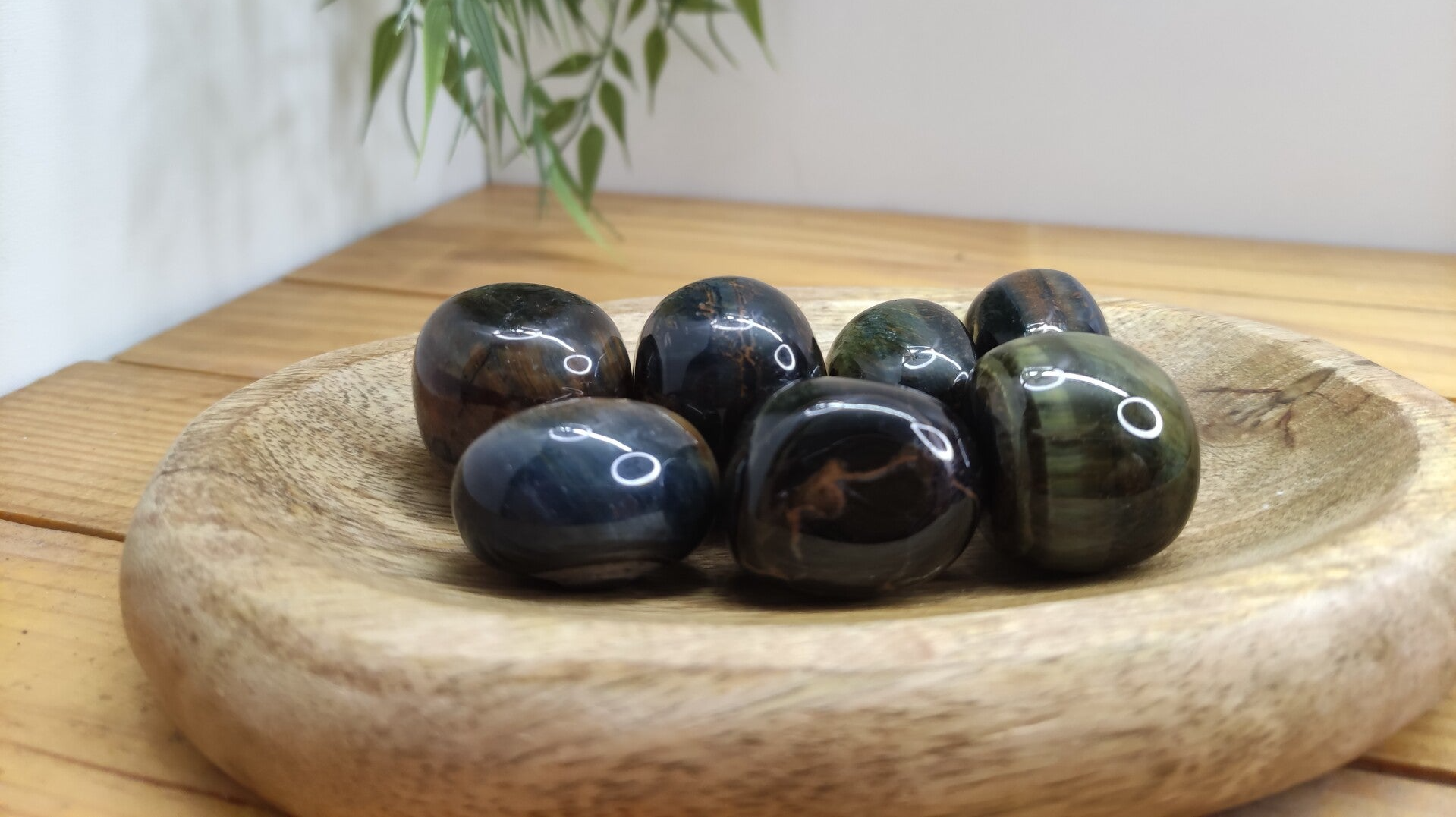 Pierre roulée Œil de Faucon