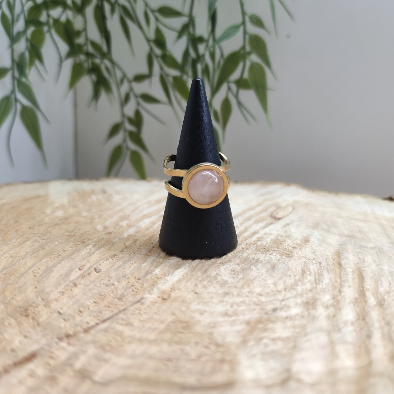 Bague Azelys Quartz Rose