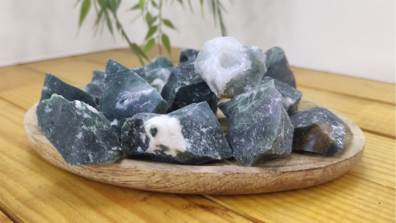 Pierre brute Agate mousse