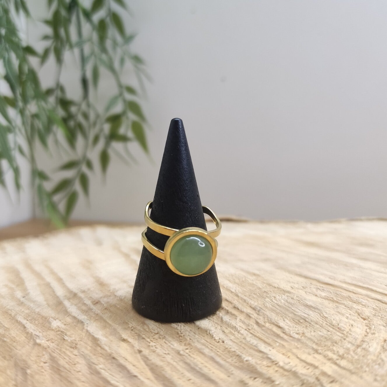 Bague Azelys Aventurine Verte