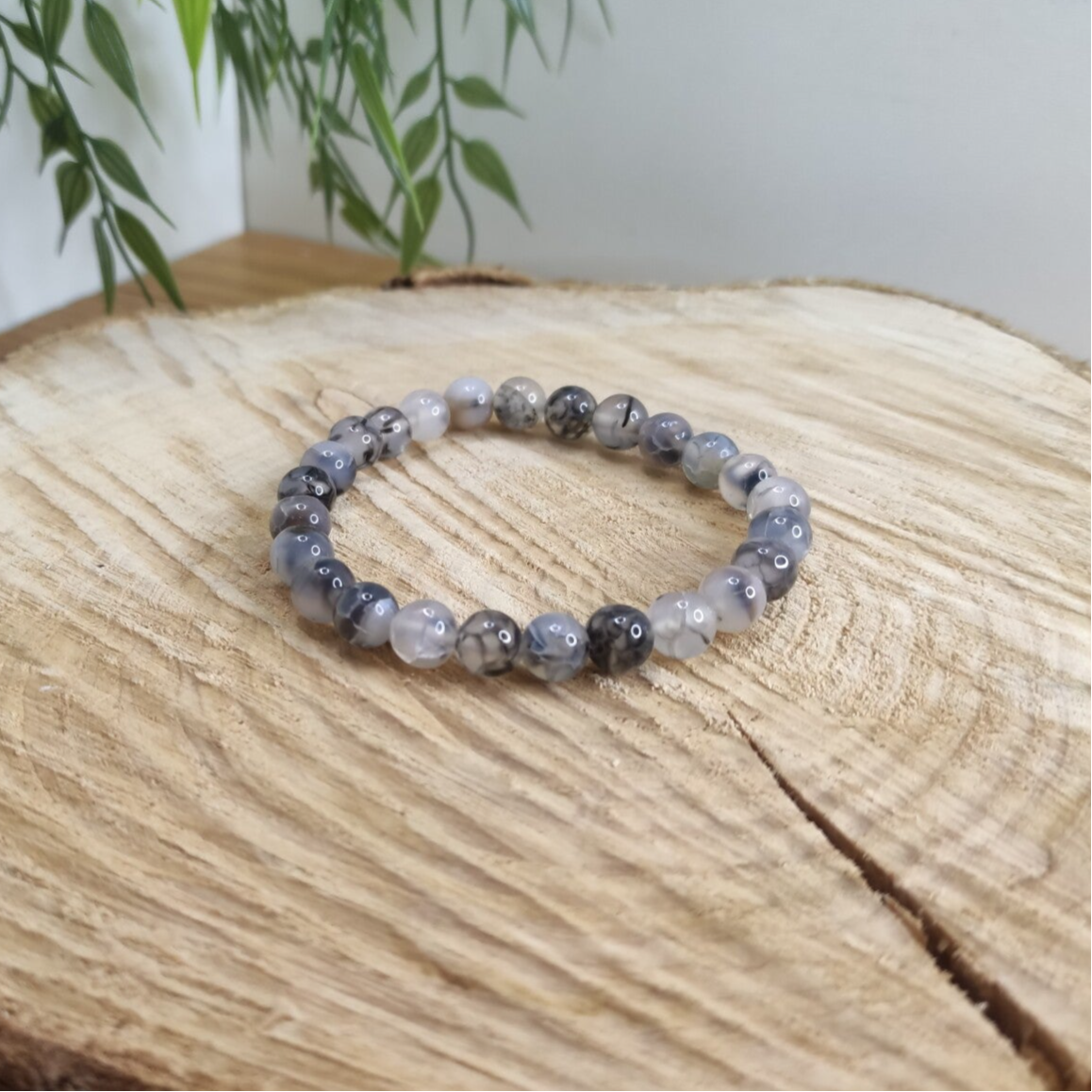 Bracelet agate veine de dragon