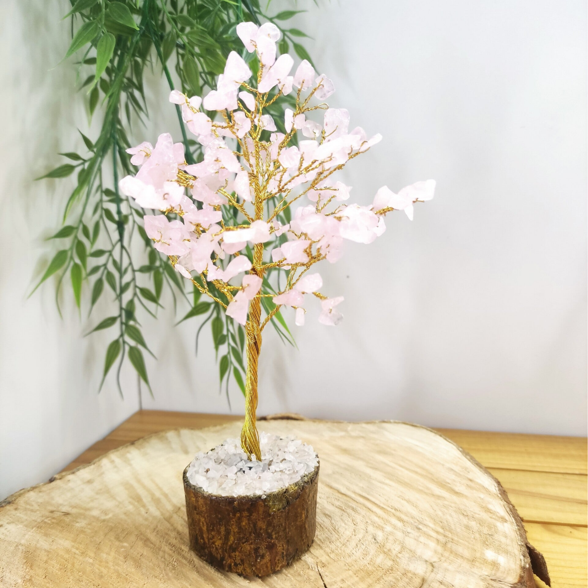 Arbre en Quartz Rose 18 cm
