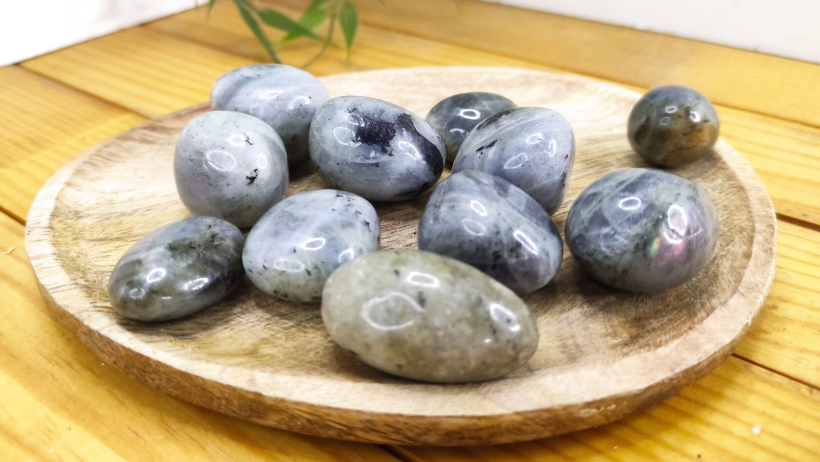 Pierre roulée labradorite