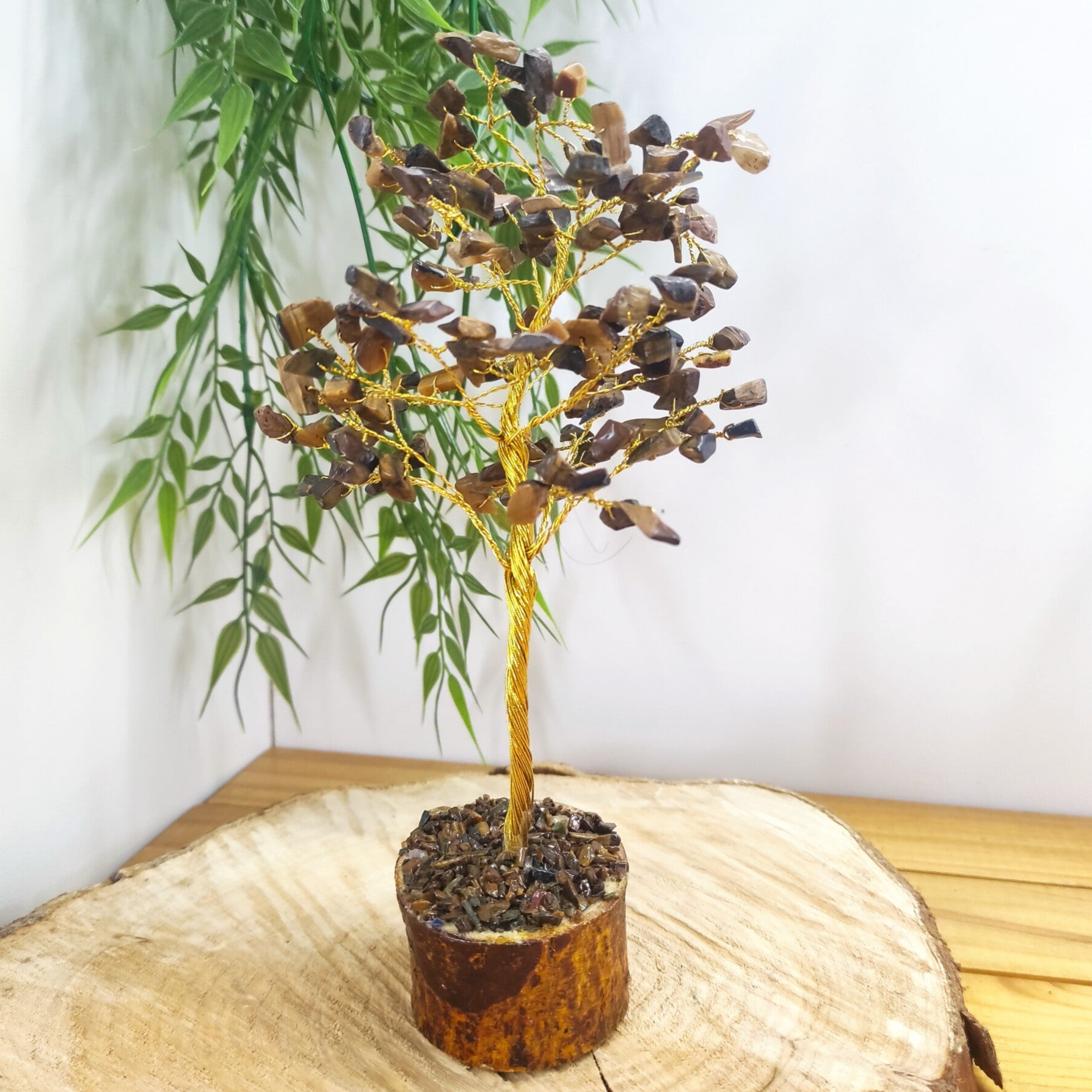 Arbre en Œil de Tigre 18 cm