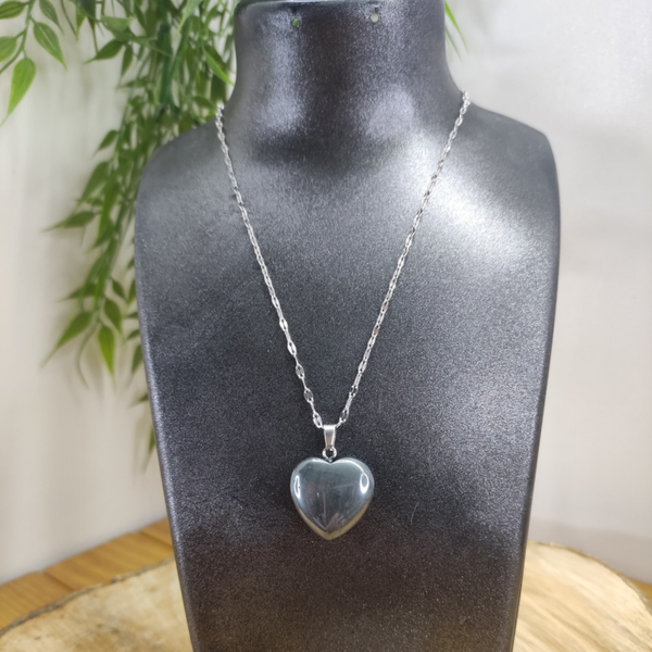 Pendentif Cœur Hématite