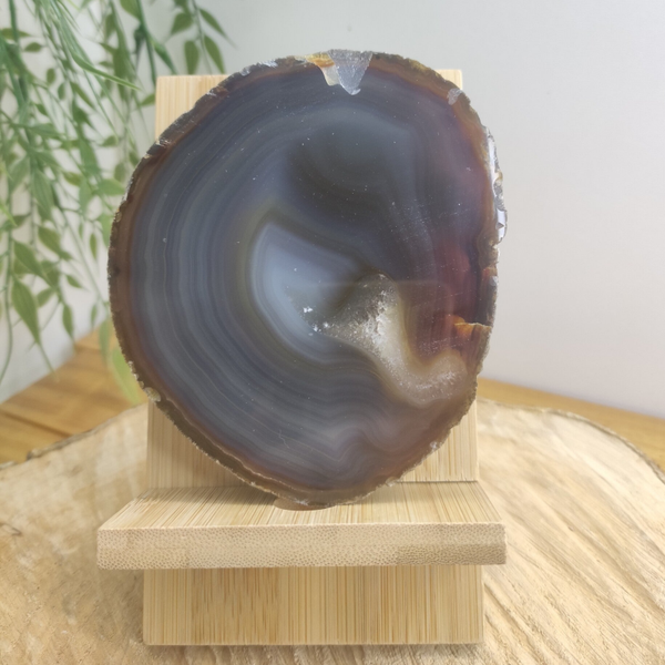 Tranche d'Agate naturelle