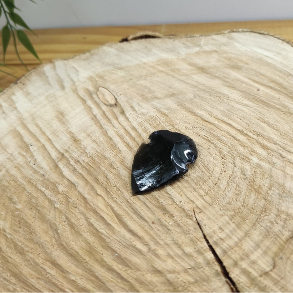 Pointe de flèche en Obsidienne