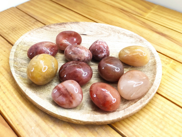 Pierre roulée agate orange