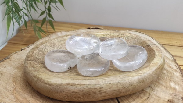 Pierre Plate Cristal de Roche (Quartz )