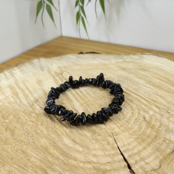 Bracelet baroque tourmaline noire