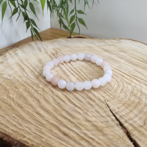 Bracelet aventurine orange mat