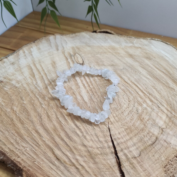 Bracelet pierre de lune baroque AA