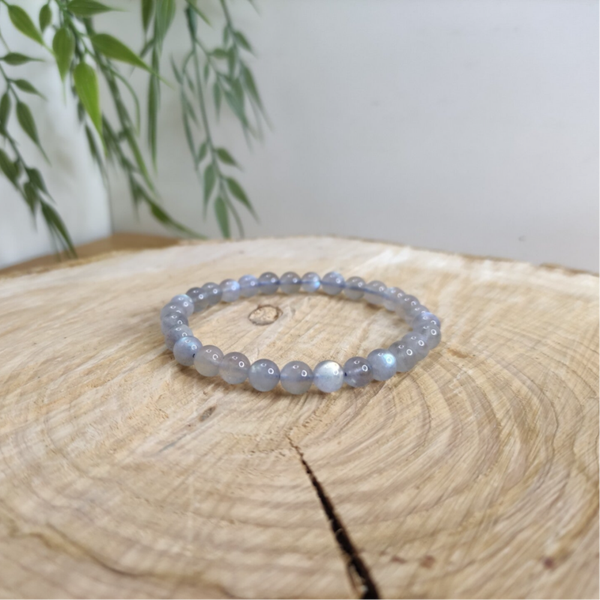 Bracelet labradorite AA+ 6mm