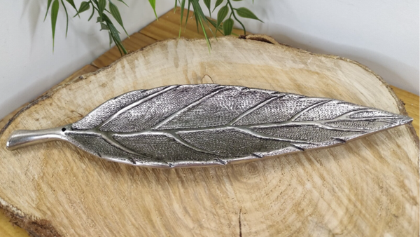 Porte encens métal feuille