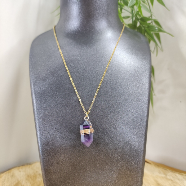 Collier BOHO Améthyste