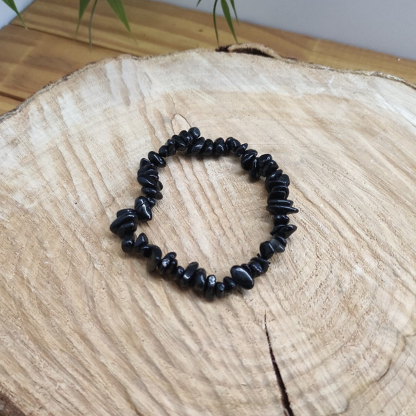 Bracelet Baroque Spinelle Noire