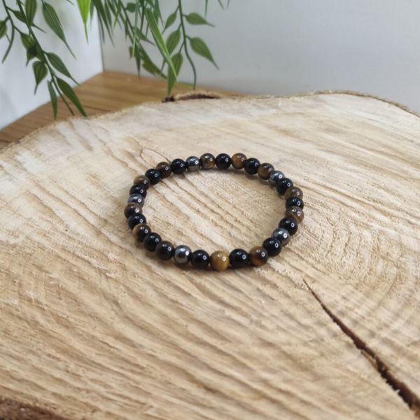 Bracelet triple protection 6mm