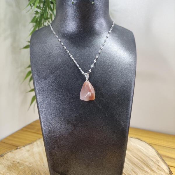Pendentif agate orange