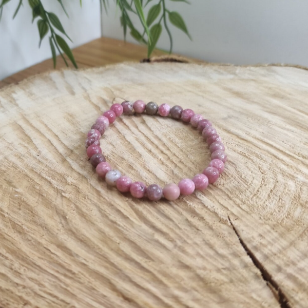 Bracelet thulite 6mm