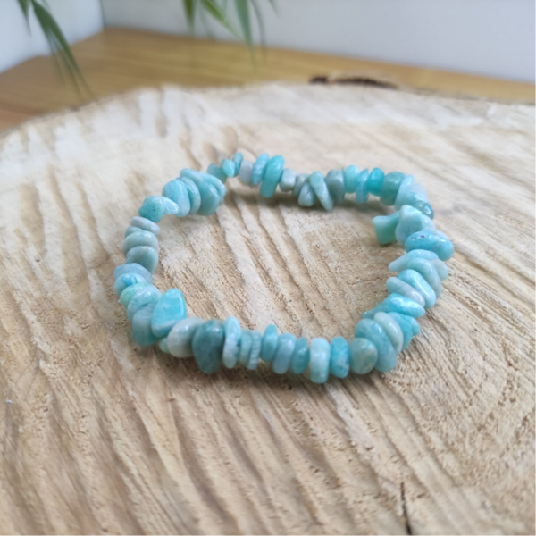 Bracelet baroque amazonite