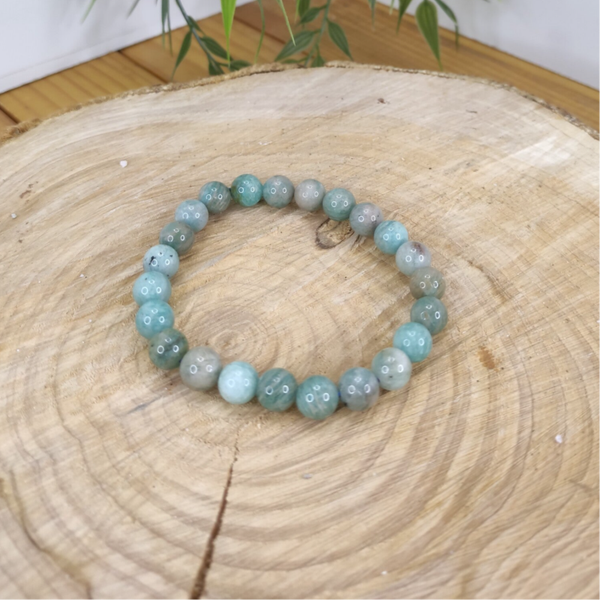 Bracelet amazonite 8mm