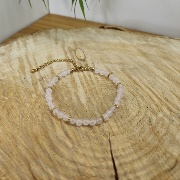 Bracelet HALO Quartz Rose