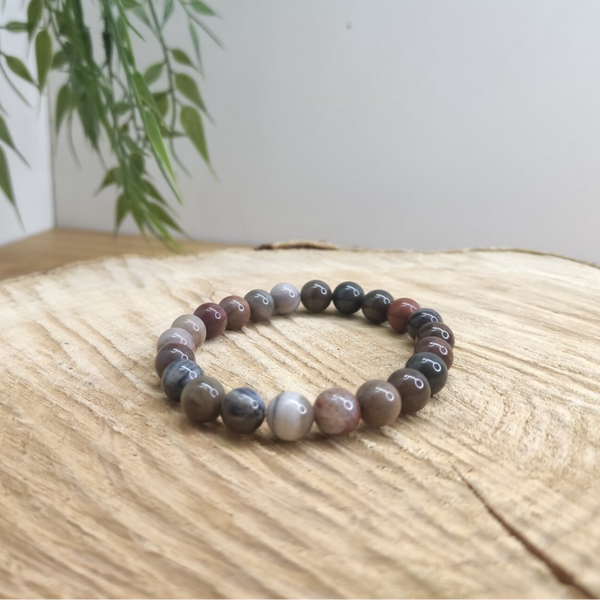 Bracelet Bois Fossile 8mm