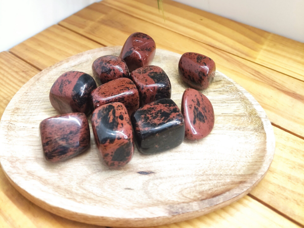 Pierre roulée Obsidienne Acajou