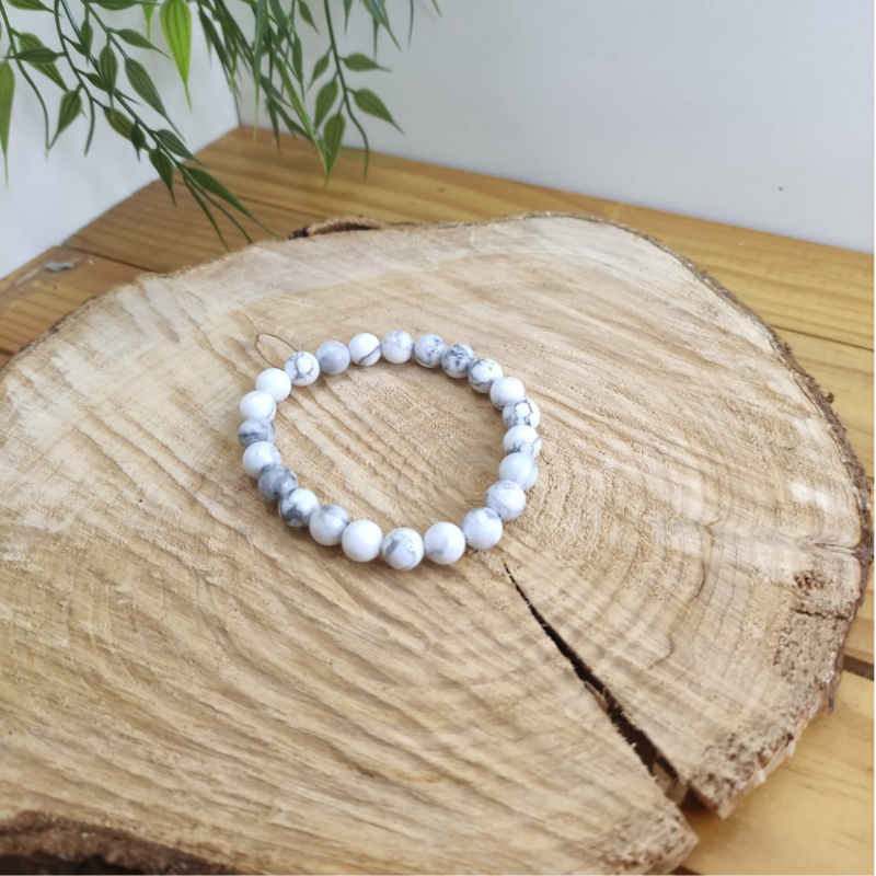 Bracelet Howlite 8mm