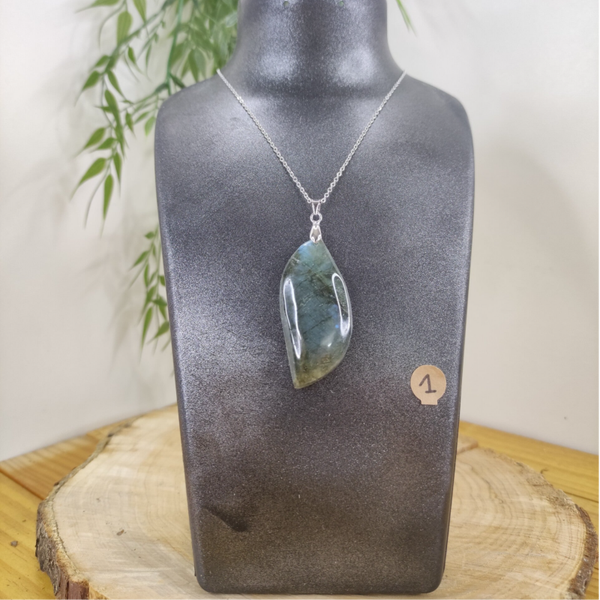 Pendentif en labradorite